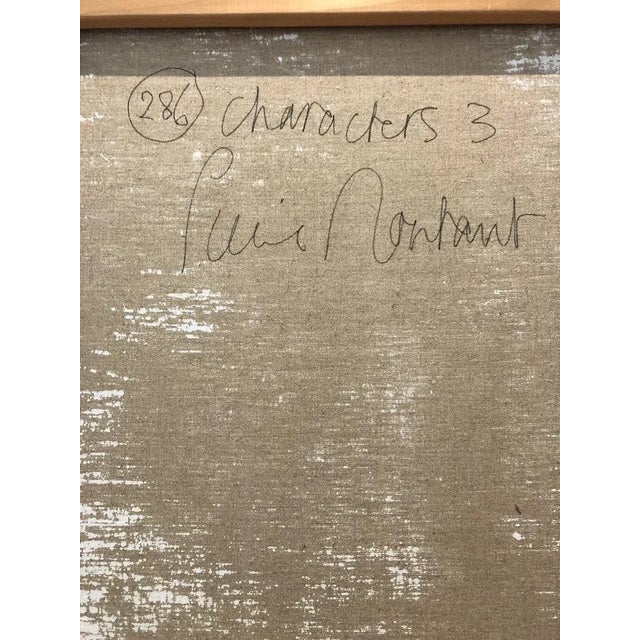 Pierre Montant, Characters 3, Oil on Canvas, Framed For Sale - Image 10 of 11