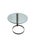 Attributed to Leon Rosen for Pace Collection Brass and Glass Round Side Table-Unsigned Elegant and understated, this round...