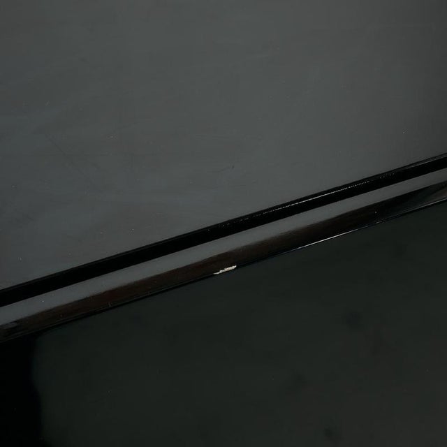 High-Gloss Sideboard with Steel Legs For Sale - Image 6 of 18