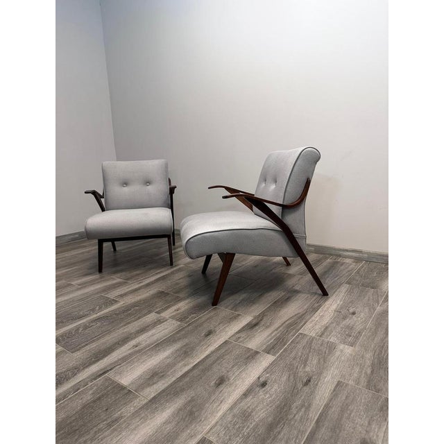 Set of Mid-Century Armchairs For Sale - Image 15 of 18