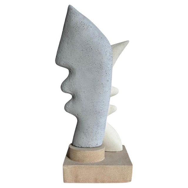 Twin Flames Sculpture in Chamotte Stoneware by Thalia Dalecky For Sale - Image 10 of 10