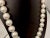 11.5-15 mm White South Sea Round Pearl Necklace Diamond Ruby Clasp, Vintage PT For Sale - Image 16 of 18