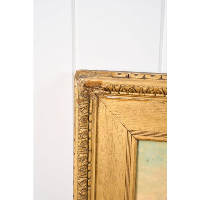 Gold Late 19th Century George Stanfield Walters (English, 1838-1924) Signed Study of Boats Oil on Canvas For Sale - Image 8 of 10