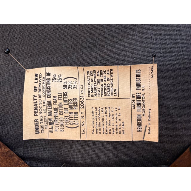 Wood Vintage Henredon Slipper Chairs - Neoclassic Caned Backs, a Pair For Sale - Image 7 of 8