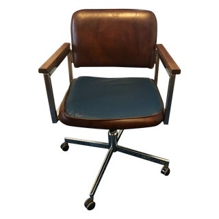 Vintage Rolling Office Chair For Sale