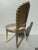 Wood Pair of Grotto Gold Leaf Shell Bach Chairs For Sale - Image 7 of 12