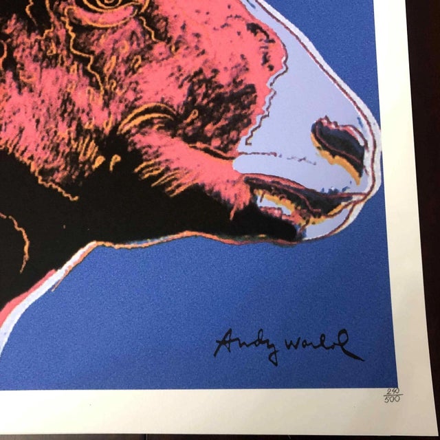 Lithograph "Bighorn Ram" Signed of the plate and numbered by hand Limited Edition of 500 pieces Each piece is individually...