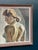 Waldemar (Walle) Ewetz, Nude Woman from Behind, 1960s, Oil Painting on Panel, Framed For Sale - Image 10 of 16