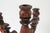 Rustic Spanish Revival Style Carved Wood Five Arm Candelabra For Sale - Image 9 of 12