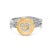 18K Yellow Gold Plated .925 Sterling Silver Diamond Heart Ring with Satin Finish (I-J Color, SI1-SI2 Clarity) - Ring Size 7 For Sale