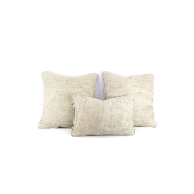 2010s Gp & J Baker Esker Marble Self-Welt Pillow Cover For Sale - Image 5 of 7