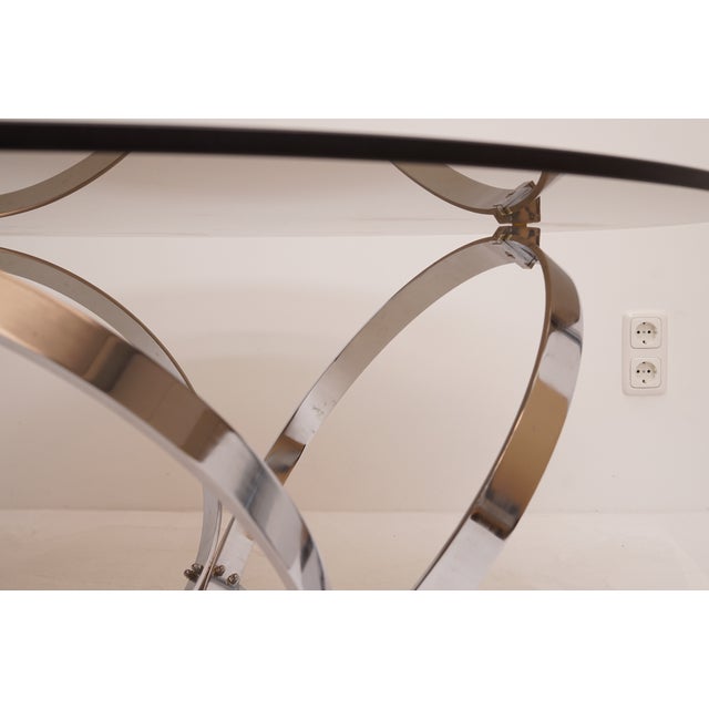 Brown Coffee Table attributed to Knut Hesterberg for Ronald Schmitt, 1970s For Sale - Image 8 of 14