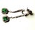 Emerald Shaped Emeralds Halo Diamond 3.50 Carat Lariat 14 Karat White Gold Earrings - 2 Pieces For Sale - Image 12 of 12