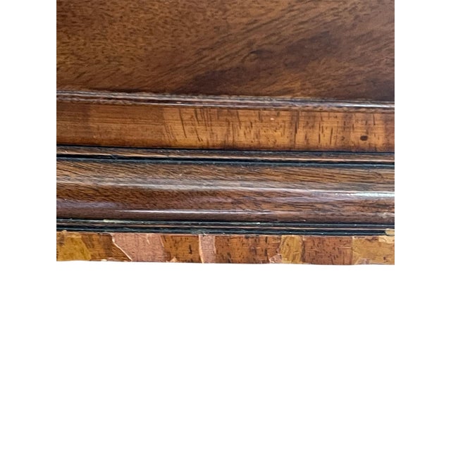 Wood 1950s Chippendale Style Serpentine Flame Mahogany Georgian Chest of Drawers Sideboard For Sale - Image 7 of 8