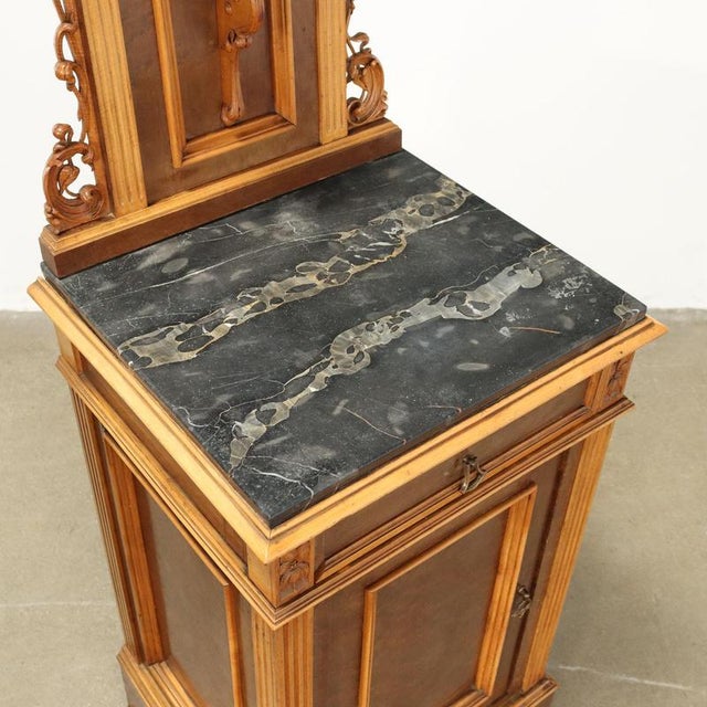Liberty Bedside Tables in Marble, Set of 2 For Sale - Image 9 of 12