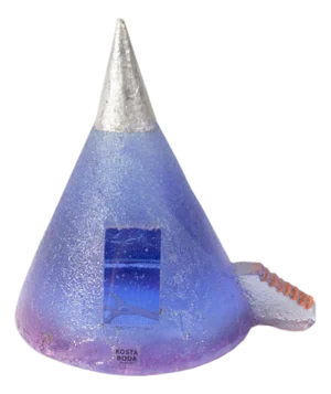Kosta Boda “Shelter” Glass Tipi by Bertil Vallien