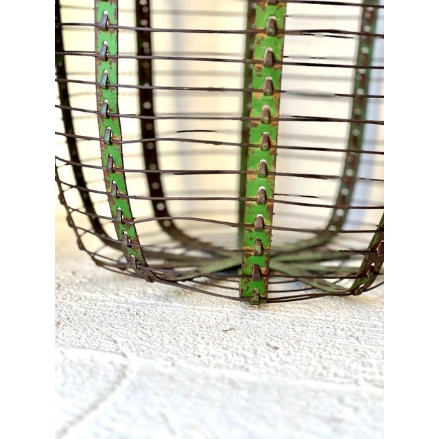 Mesh Wire Basket, 1960 For Sale - Image 10 of 12