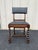 Early 20th Century Antique Oak Barley Twist Dining Chairs- Set of 5 For Sale - Image 5 of 12