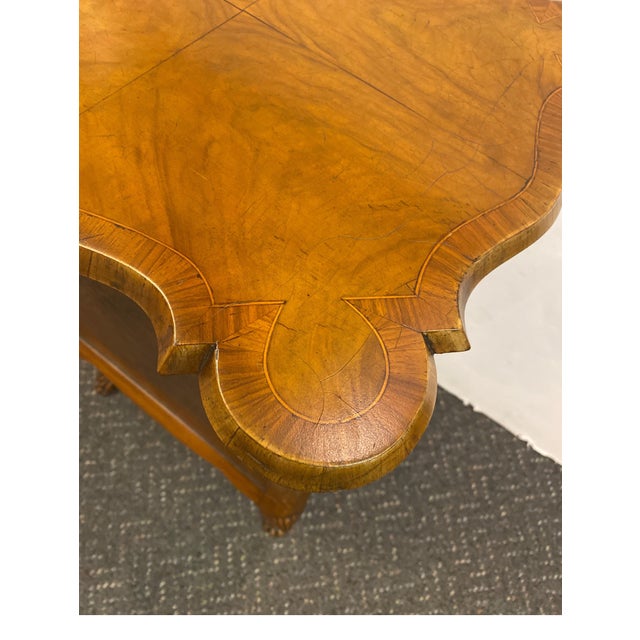 Mid 19th Century Flame Walnut Sewing Table Cabinet For Sale - Image 10 of 10