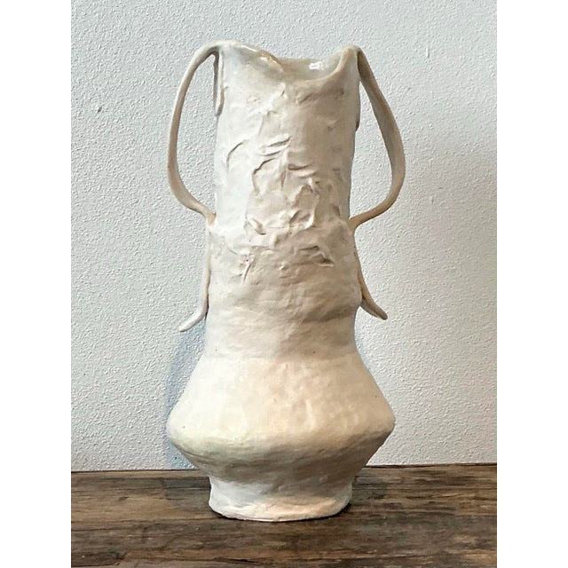 Vintage Original Studio Pottery Vase For Sale - Image 10 of 12