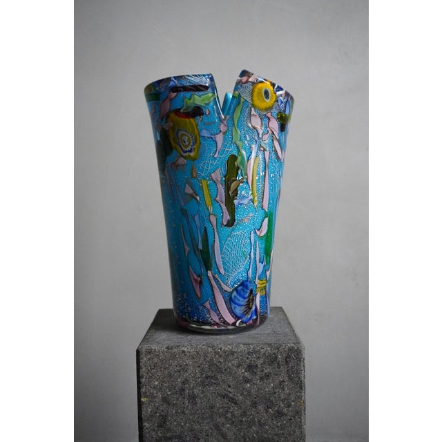 Vintage Murano Glass Vase by Seguso, 1950s For Sale - Image 11 of 11