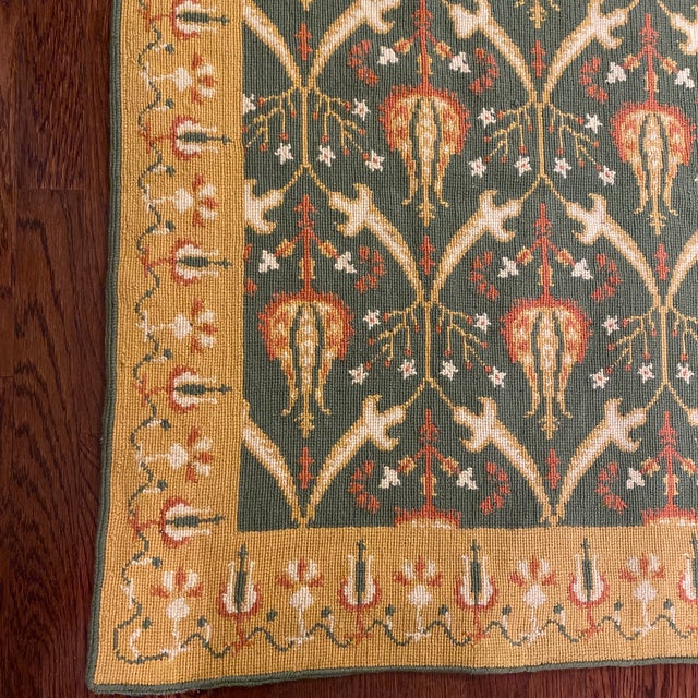 Very interesting and unusual beautiful Greek tapestry, Beautiful size and colors on this hand woven textile piece.