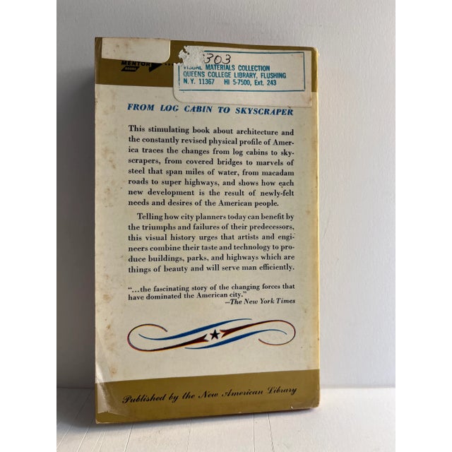 1956 softcover American Skyline, a Mentor Book. By Runnard and Reed. The glory of America in brick and stone. 224 pp....