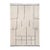 Minimalist Sketch Line Hand-Knotted Wool Rug | 12'1" X 8'6" | One of a Kind For Sale