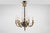 Large Empire Bronze Chandelier with Wall Lights, Belgium, 1950s, Set of 3 For Sale - Image 4 of 18