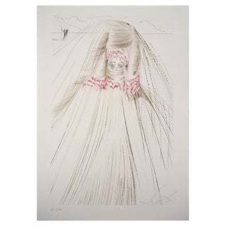 Salvador Dali, La Reine Avait Bliaut de Soie, 1970, Original Etching For Sale