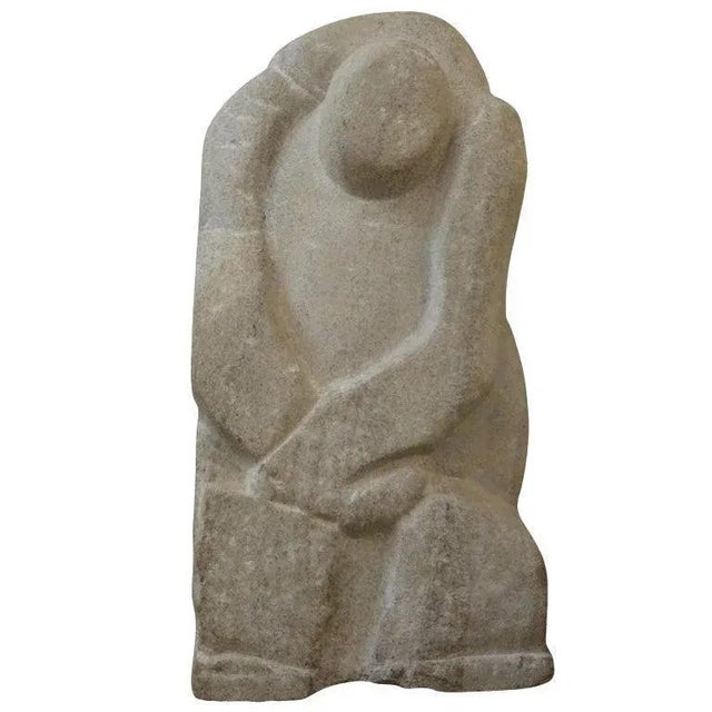 Mid-Century Modern Abstract Granite Sculpture For Sale - Image 10 of 10
