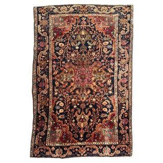 Vintage Fine Sarouk Rug, 1920s For Sale