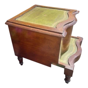 Antique English Bedside Commode Toilet