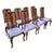 Set of 8 Vintage Queen Anne Solid Walnut and Cane High Back Dining Chairs Attributed to John Stuart for Mount Airy Furniture For Sale - Image 9 of 11
