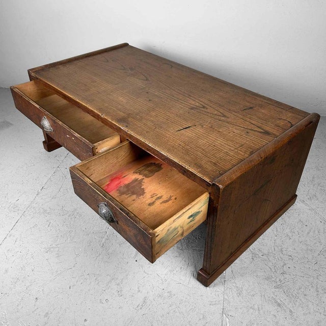 Japanese Shosai-Ki Writing Desk, 1930s For Sale - Image 12 of 18