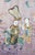 19th Century Chinese Fine Silk Embroidered Panel With Figures on Purple Ground For Sale - Image 12 of 16