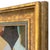 Contemporary Warm Abstract Oil Painting in Vintage Gold Frame For Sale In New York - Image 6 of 6