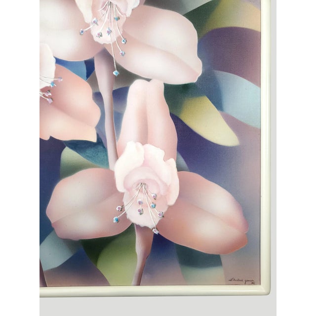 1985 Painting by Libertad Gomez For Sale - Image 10 of 12