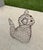 Shabby Chic Cat Topiary Frame Sculpture For Sale - Image 3 of 7