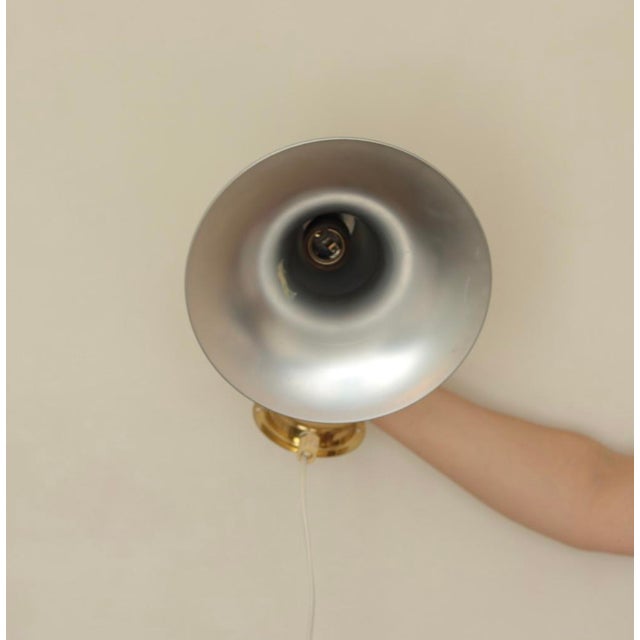 Vintage Trump Shape Lights in Brass by Börje Claes for Norlett Elit, 1960s, Set of 2 For Sale - Image 3 of 18