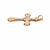 Antique Victorian 10k Gold Engraved Cross Pendant for a Necklace For Sale - Image 13 of 14