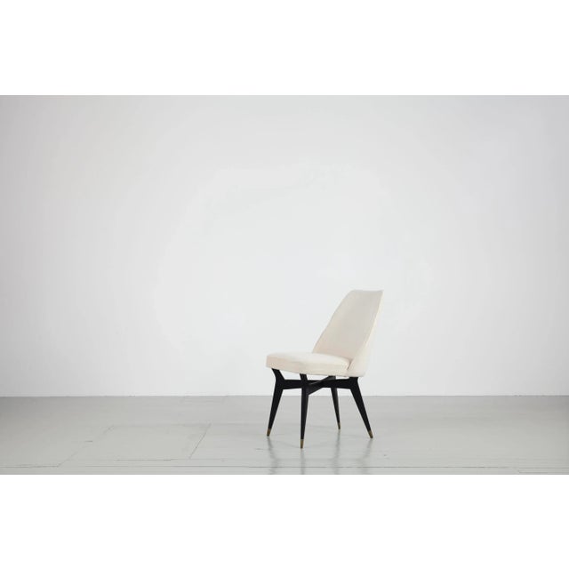 Black Ab 100 Chairs by Melchiorre Bega for Altamira, 1954, Set of 8 For Sale - Image 8 of 18