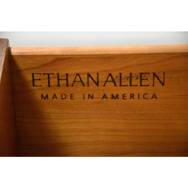 1990s Ethan Allen American Impressions Solid Cherry Dresser For Sale - Image 10 of 10