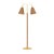 Hudson Valley Lighting Ruthin 30.25 in. 2 Light Floor Lamp in Aged Brass Finish For Sale - Image 10 of 10