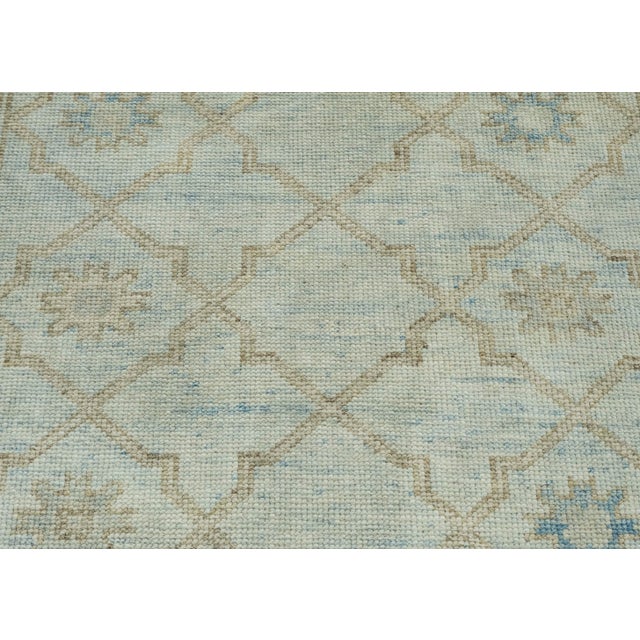 Turkish Oushak Rug 2'11" x 8'2" #17830 For Sale In Houston - Image 6 of 8