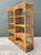 Contemporary Vintage Woven Rattan Low Etagere - Set of 2 For Sale - Image 3 of 12