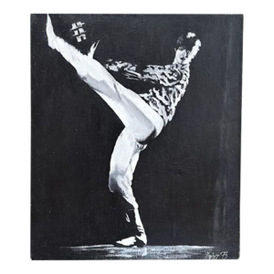 Vintage Oil on Canvas, David Bowie