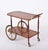 Wood Mid-Century Italian Mahogany and Brass Serving Bar Cart, 1960s For Sale - Image 7 of 18