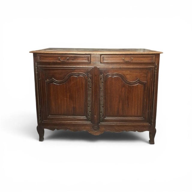 Wood Low Oak Sideboard, 1890 For Sale - Image 7 of 7