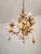 Vintage Venetian Three-Light Chandelier with Murano Glass Drops, 1960s For Sale - Image 12 of 18